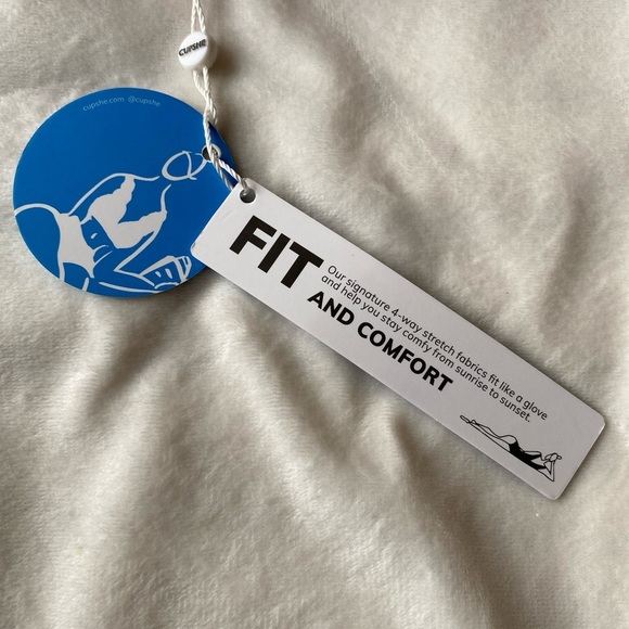 Cupshe Floral Bikini Top Pink Orange Teal Twist Front – Size Small NWT - Picture 6 of 12